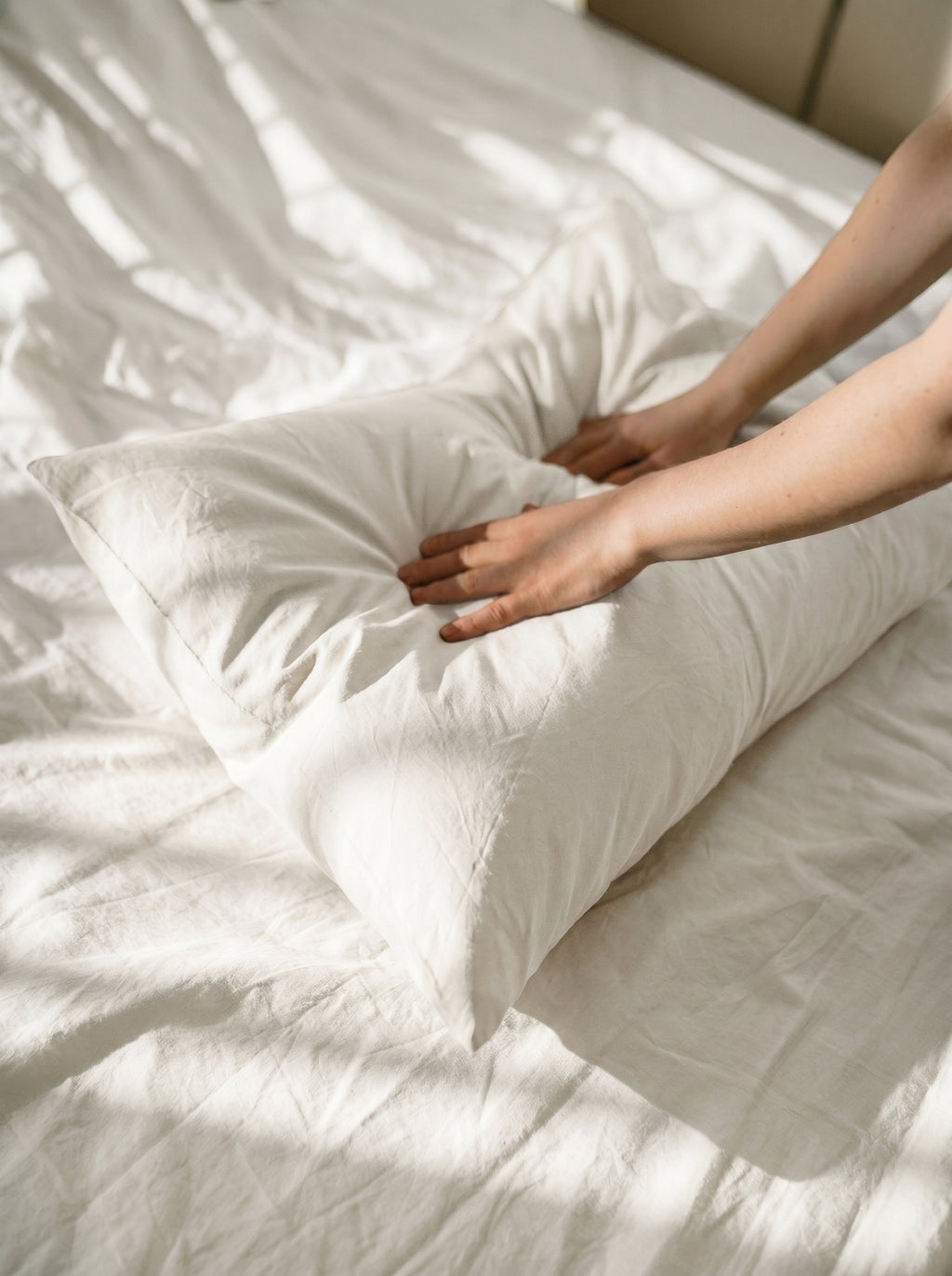 Off-White Pillow Cover