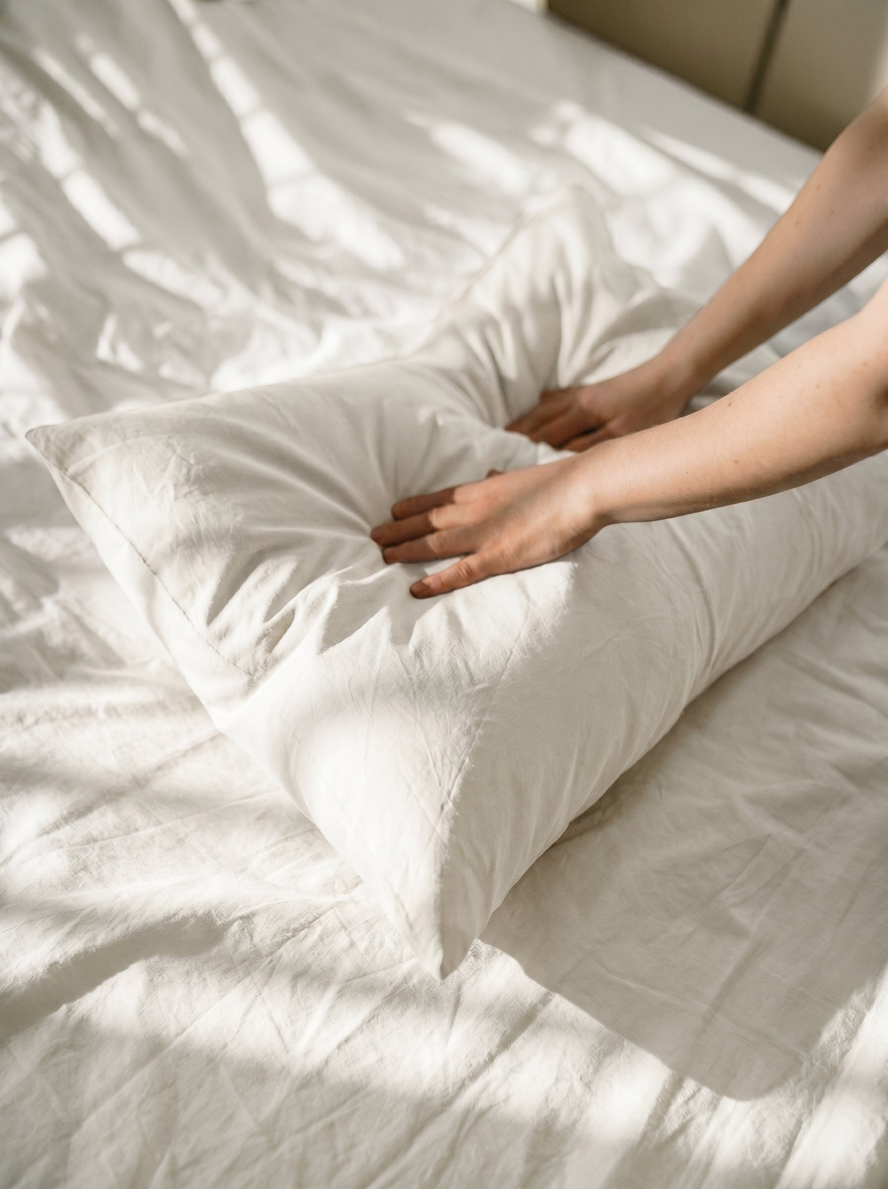 Off-White Pillow Cover