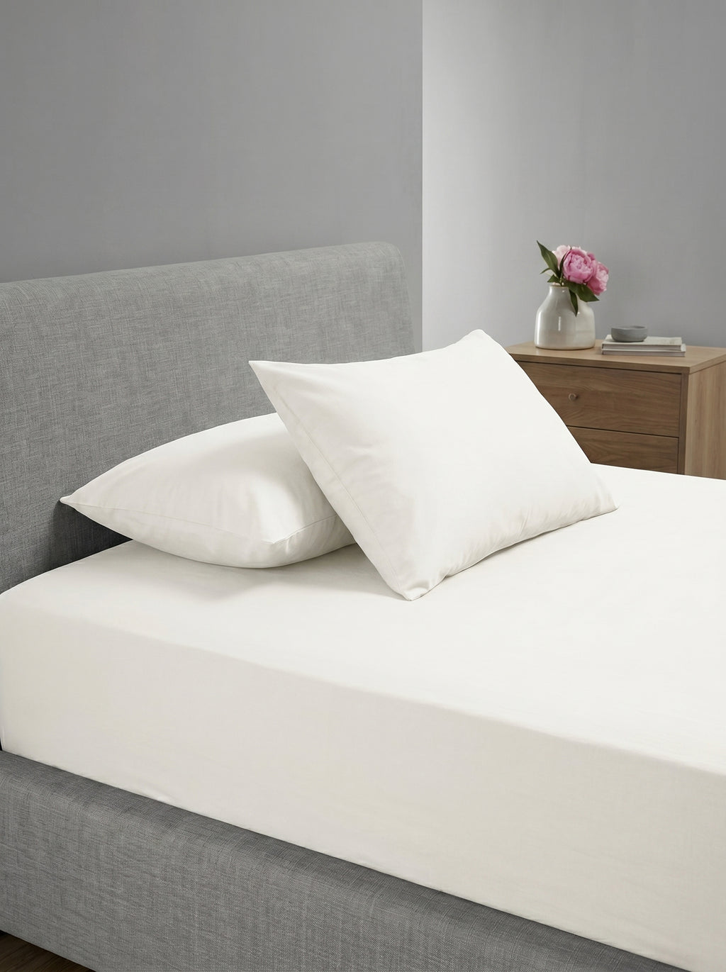 Off-White Pillow Cover