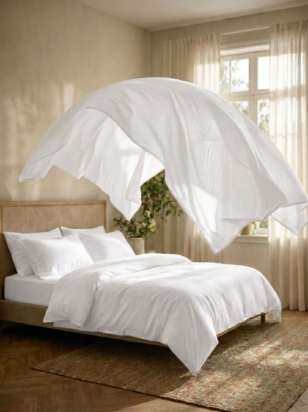 Pure White Bedsheet