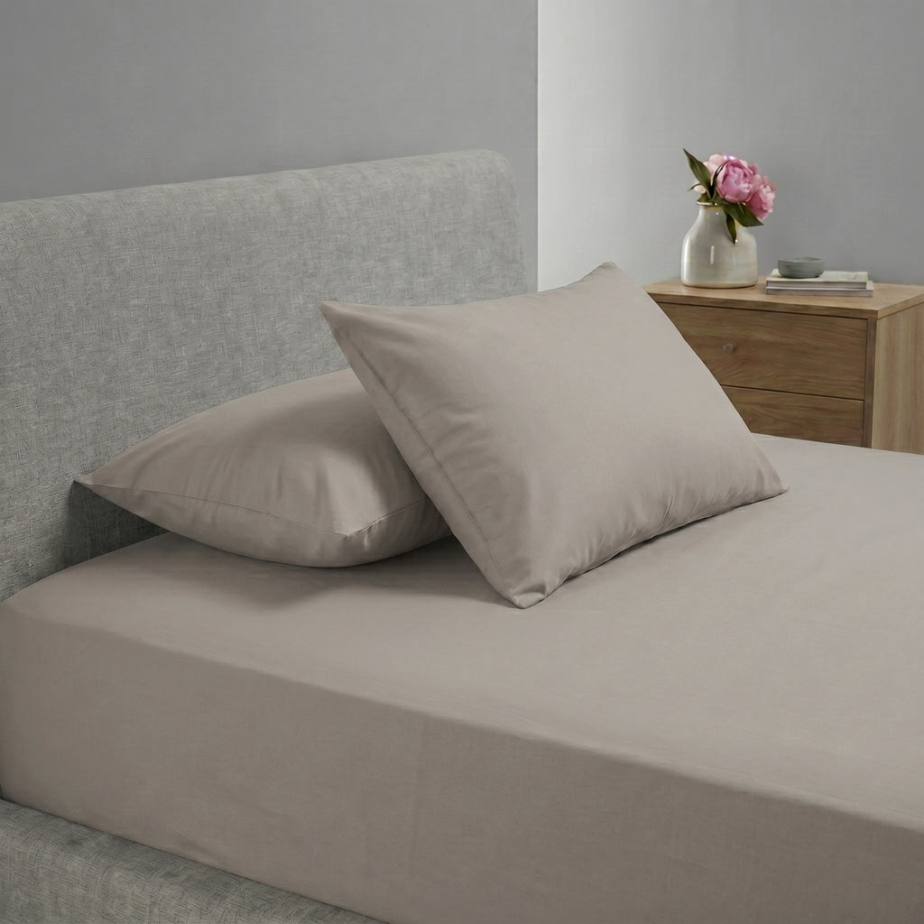 Silver Canvas Pillow Covers
