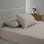 Silver Canvas Pillow Covers