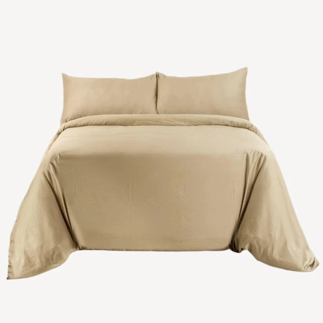 Mystic Grey Velvet Duvet Cover Set