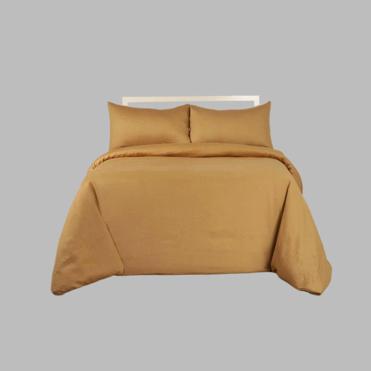 Cocoa Front Reversible Duvet Cover Set