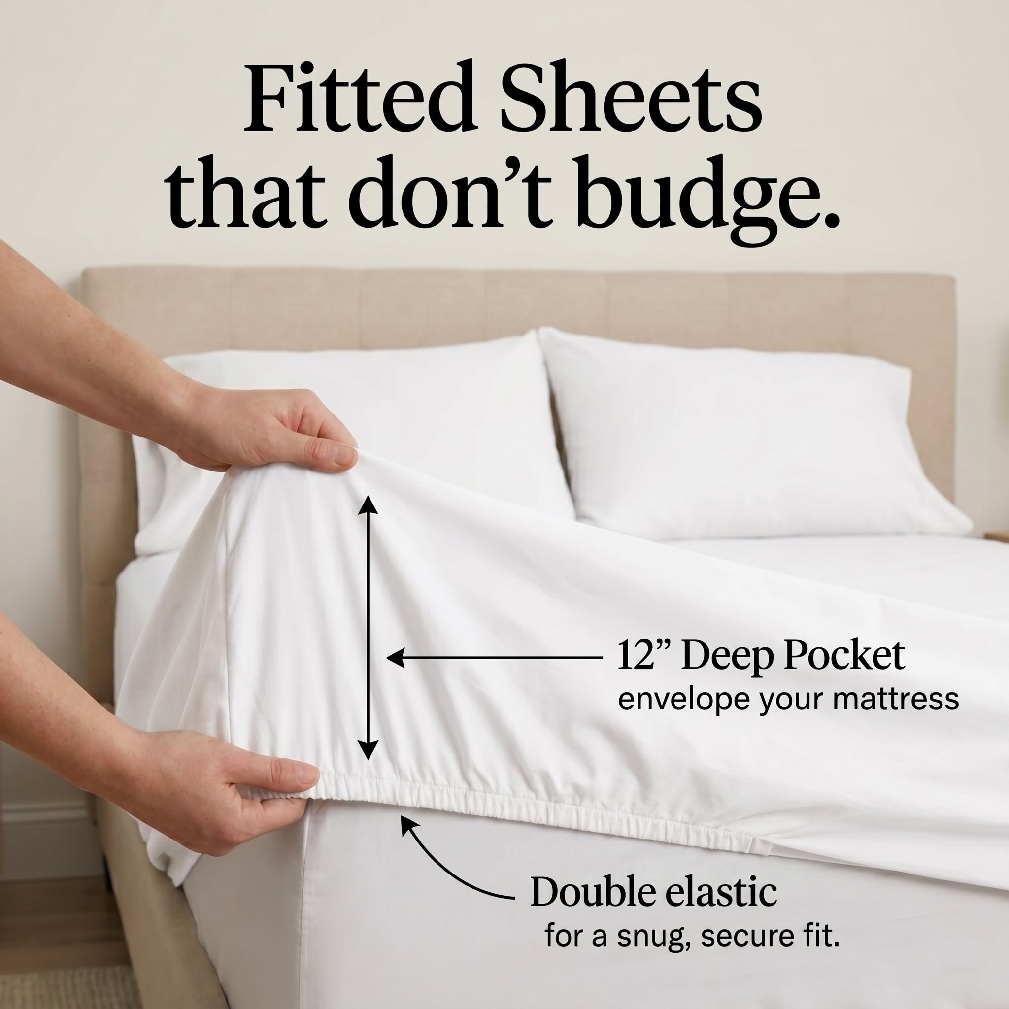 Pure White Bedsheet