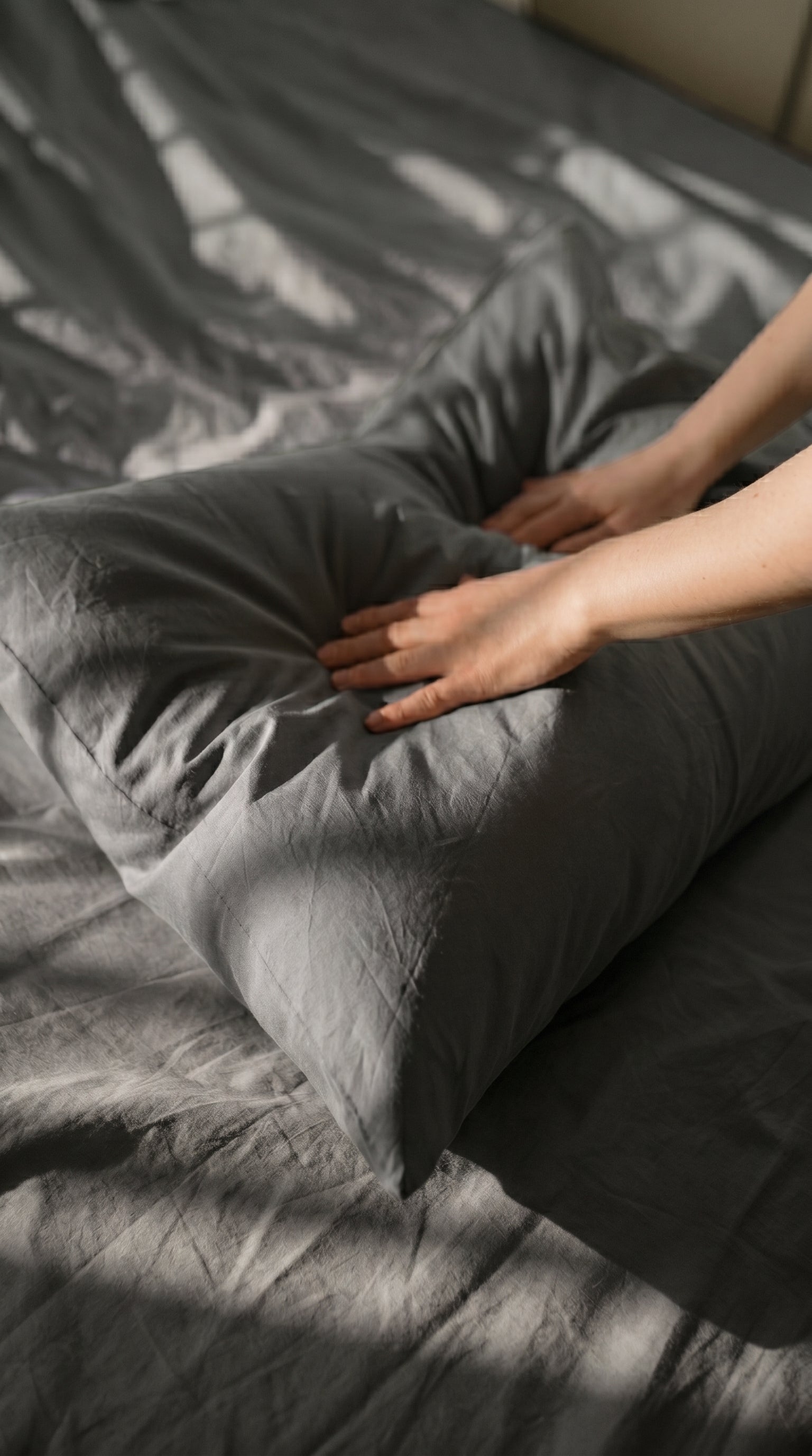 Cement Grey Pillow Cover